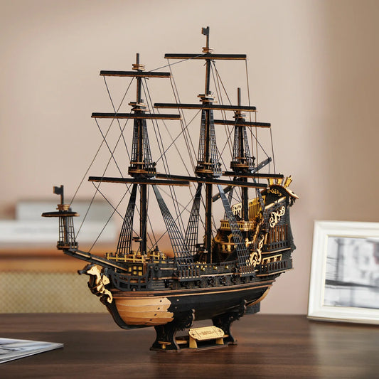 ROKR The Seahorse Barque – puidust laevamudeli komplekt