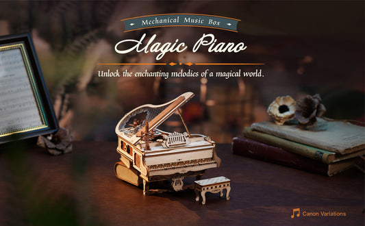 Maagiline klaver mehaaniline Music Box pusle
