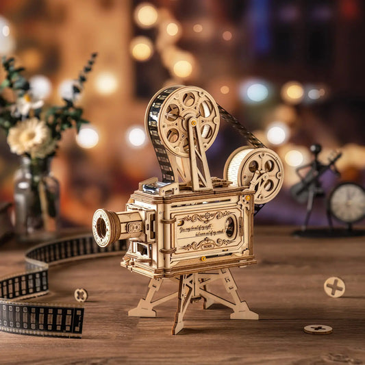 Vitascope filmiprojektor 3D puidust konstruktor 