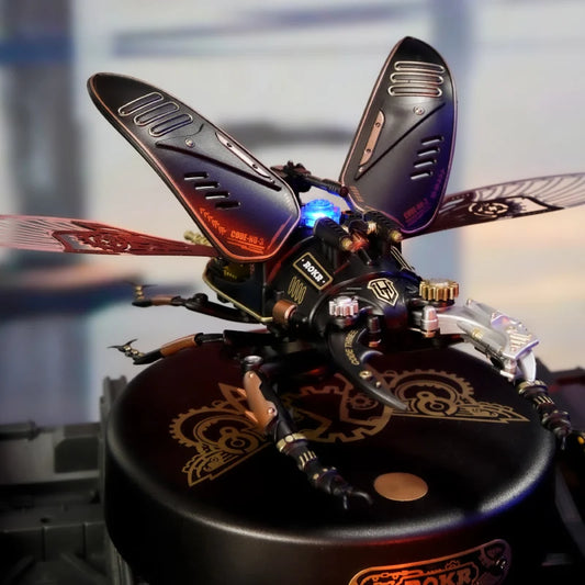 Storm Beetle Rokr 3D pusle LED-tuledega steampunk-disainiga 