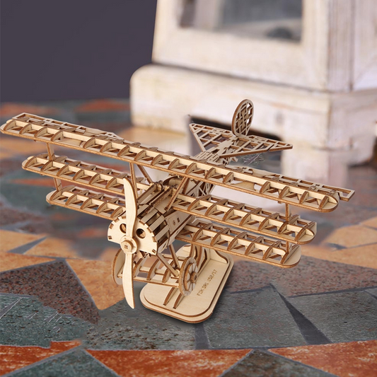 Robotime Airplane 3D puidust pusle